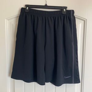 Men’s black mesh shorts